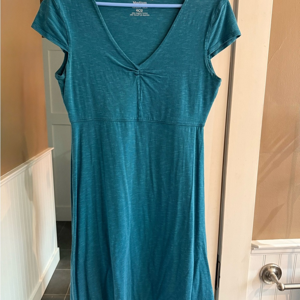 Toad&Co Teal Rosemarie Dress